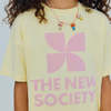 KIDS The New Society TNS Logo T-Shirt - Yellow - Thumbnail 4