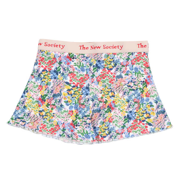 KIDS The New Society TNS Rib Shorts Verbana Multicolour Floral Print - Multicolour KIDS The New Society TNS Rib Shorts Verbana Multicolour Floral Print - Multicolour