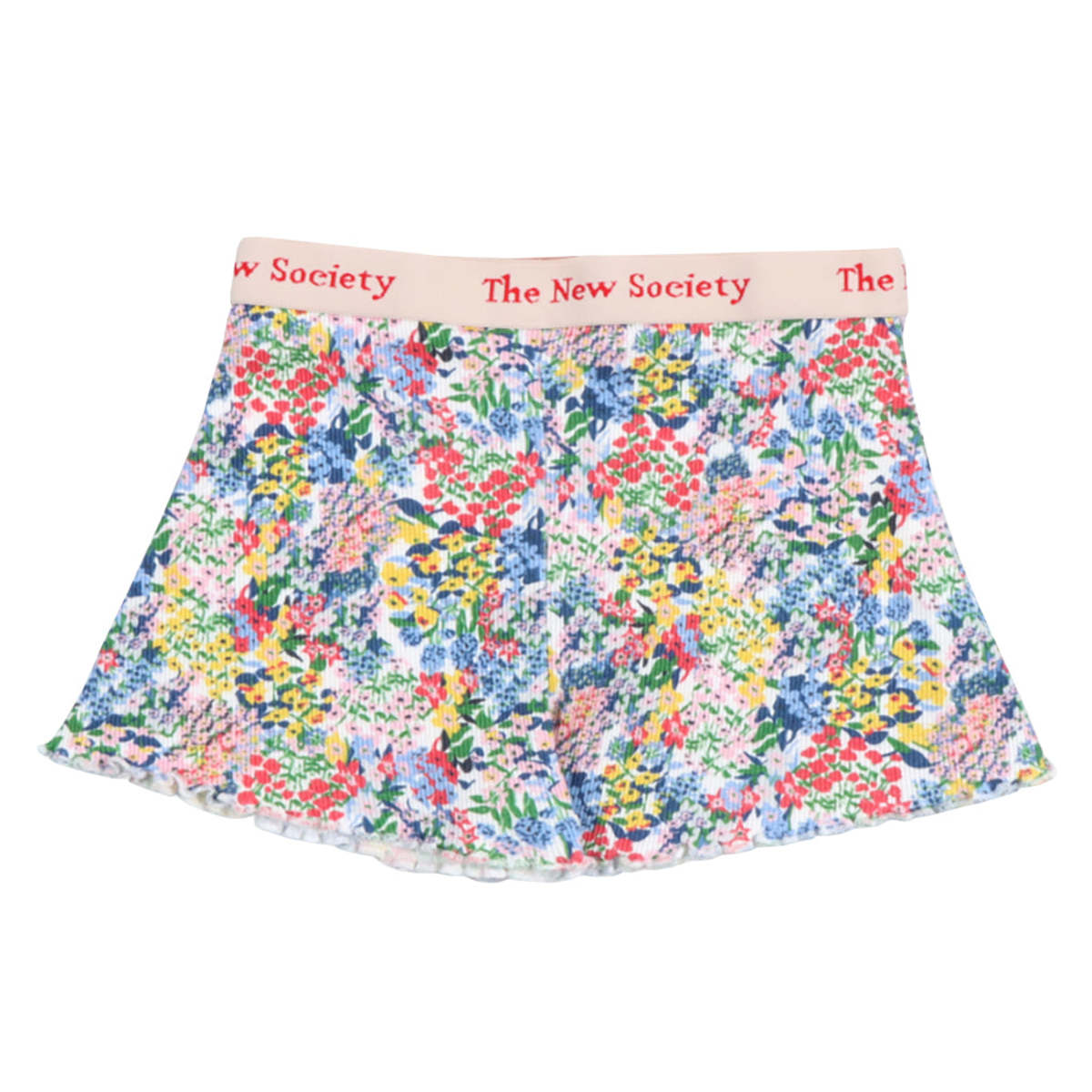 KIDS The New Society TNS Rib Shorts Verbana Multicolour Floral Print - Multicolour - Image 1 of 2