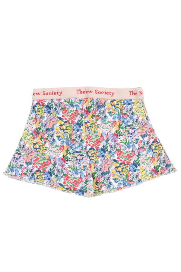 KIDS The New Society TNS Rib Shorts Verbana Multicolour Floral Print - Multicolour