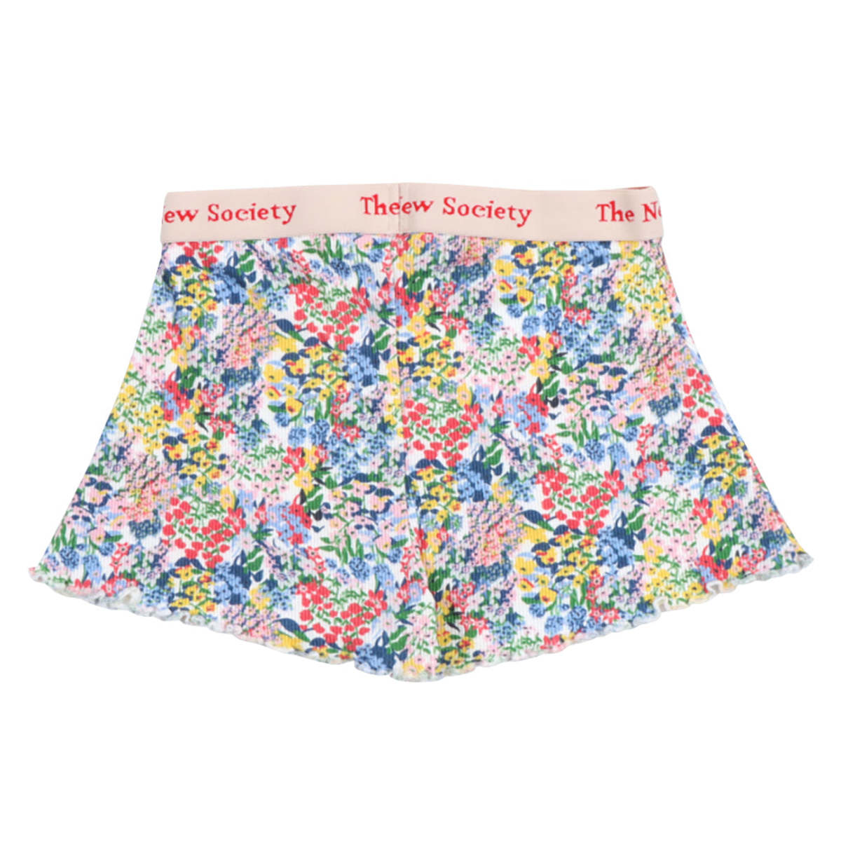 KIDS The New Society TNS Rib Shorts Verbana Multicolour Floral Print - Multicolour - Image 2 of 2