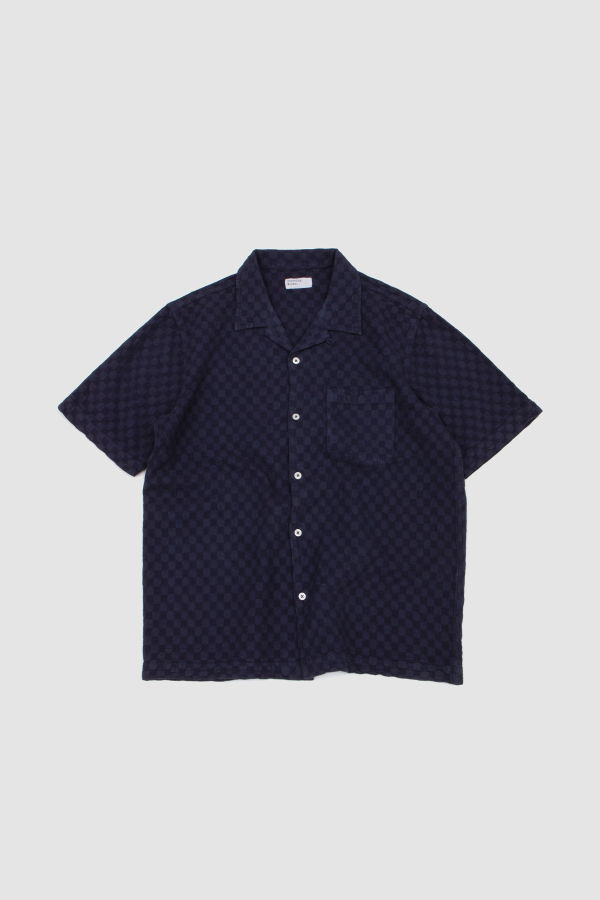 Universal Works Road Shirt Dot Waffle Shirt