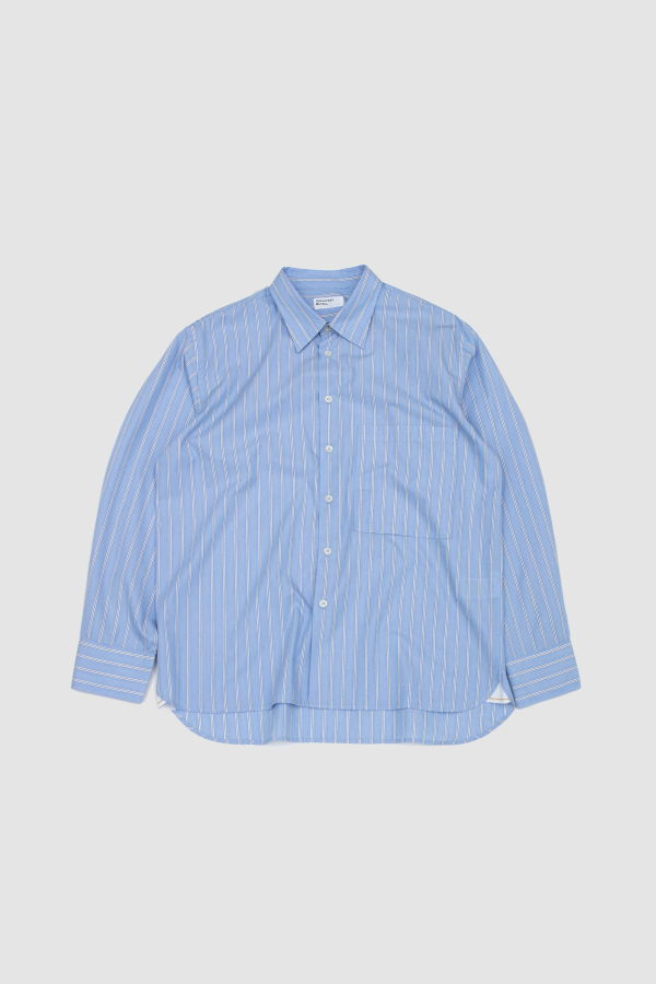 Universal Works Square Pocket Shirt Mc Stripe