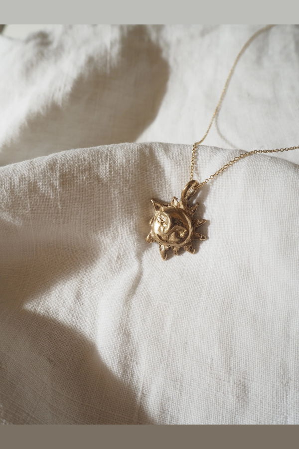 Ombre Claire Sol Necklace - Bronze