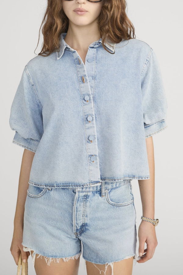 FRAME Denim The Billow Sleeve Shirt