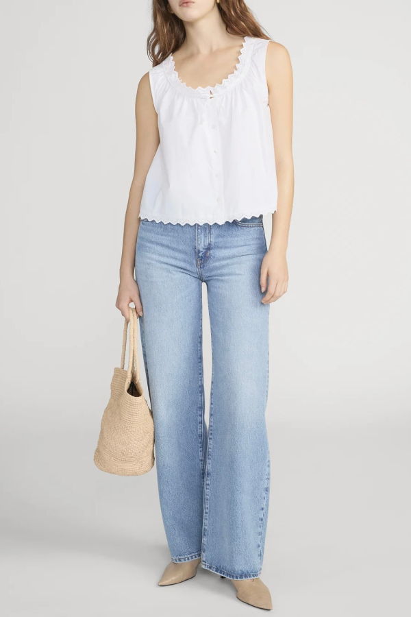 FRAME Denim The Bow Jeans