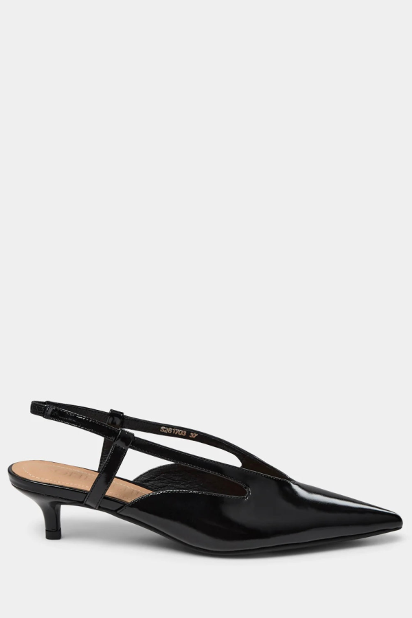 Sofie Schnoor Rill Patent Heeled Shoes - Black
