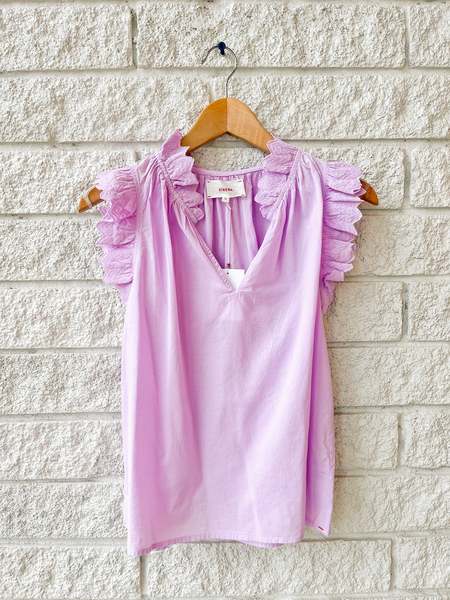 Sea NY Mable Cambric S/SLV Smocked Top | Garmentory