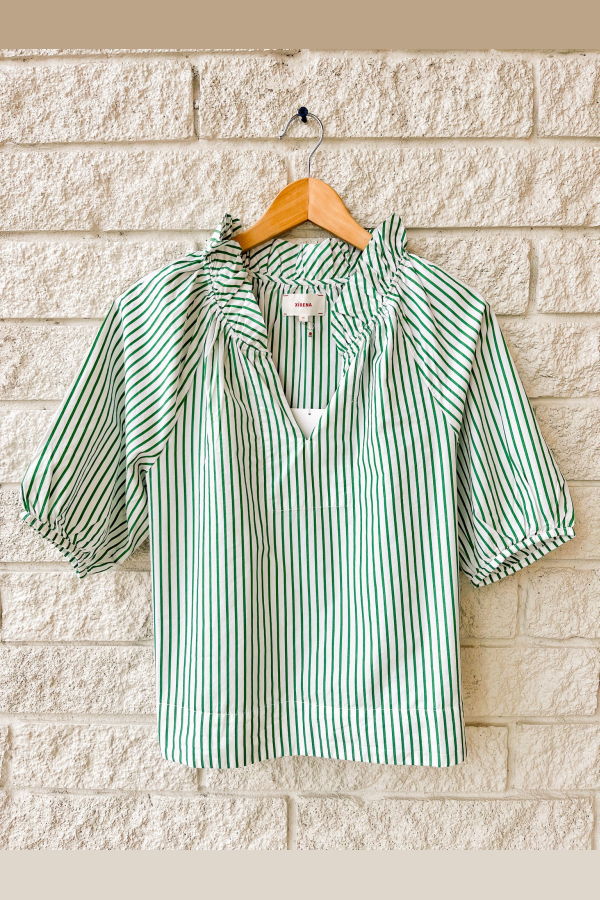 Xirena Clementine Top - Trellis Green