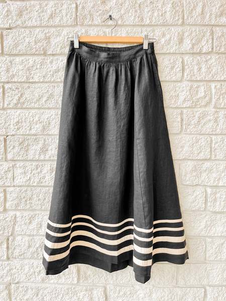 Ichi Antiquites Rib Wholegarment Wool Knit Flare Skirt Ichi Antiquites Rib Wholegarment Wool Knit Flare Skirt