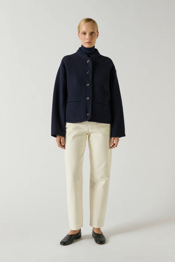 soeur Olympe Boiled Wool Jacket