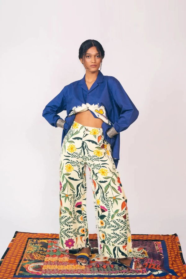 Rafu'd Guldasta Trousers