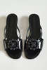 About Arianne Flora Sandals - Black - Thumbnail 3