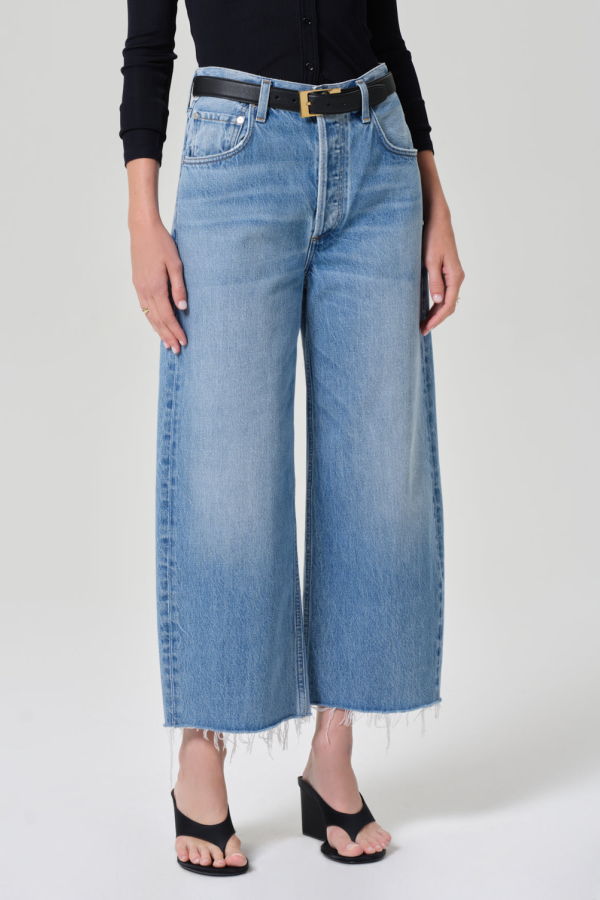 Citizens of Humanity Ayla Raw Hem Crop Jeans