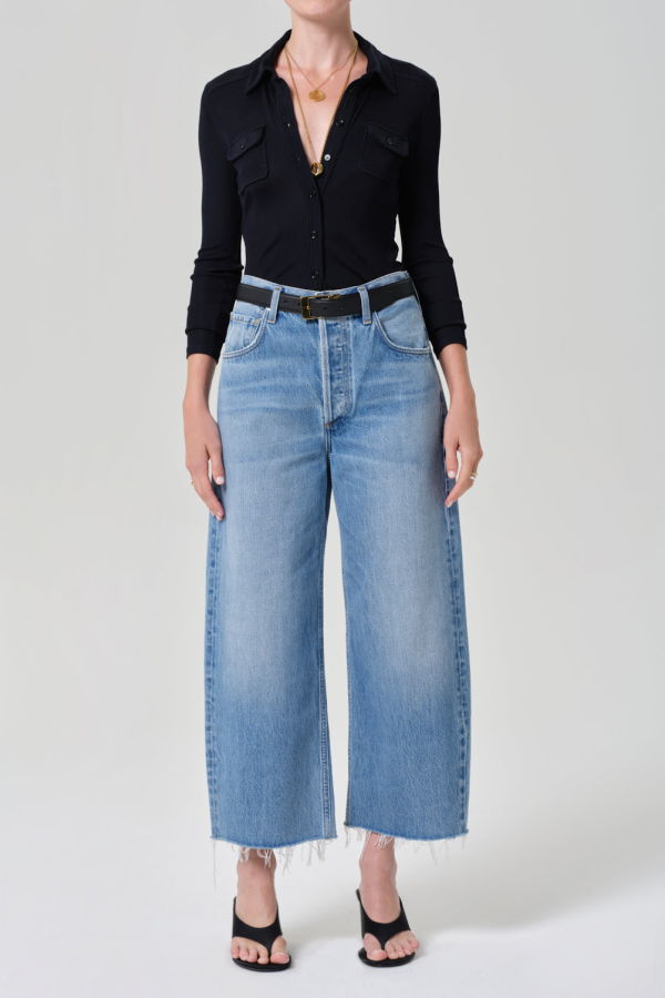 Citizens of Humanity Ayla Raw Hem Crop Jeans