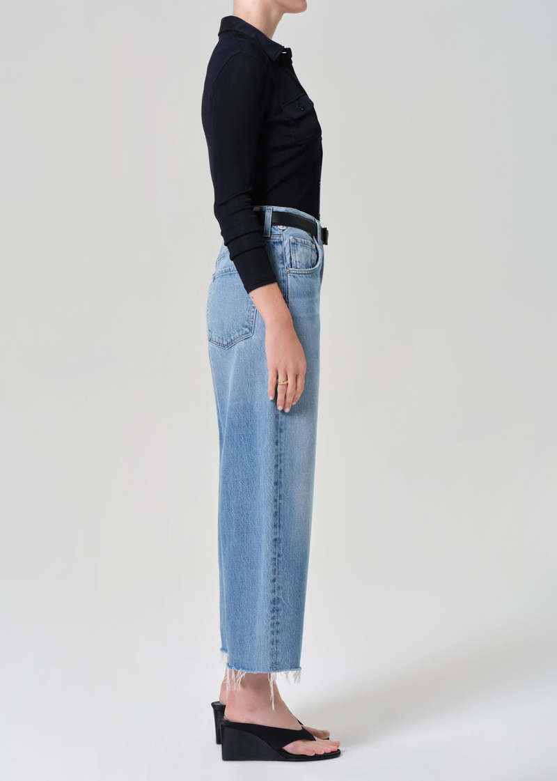 Citizens of Humanity Ayla Raw Hem Crop Jeans