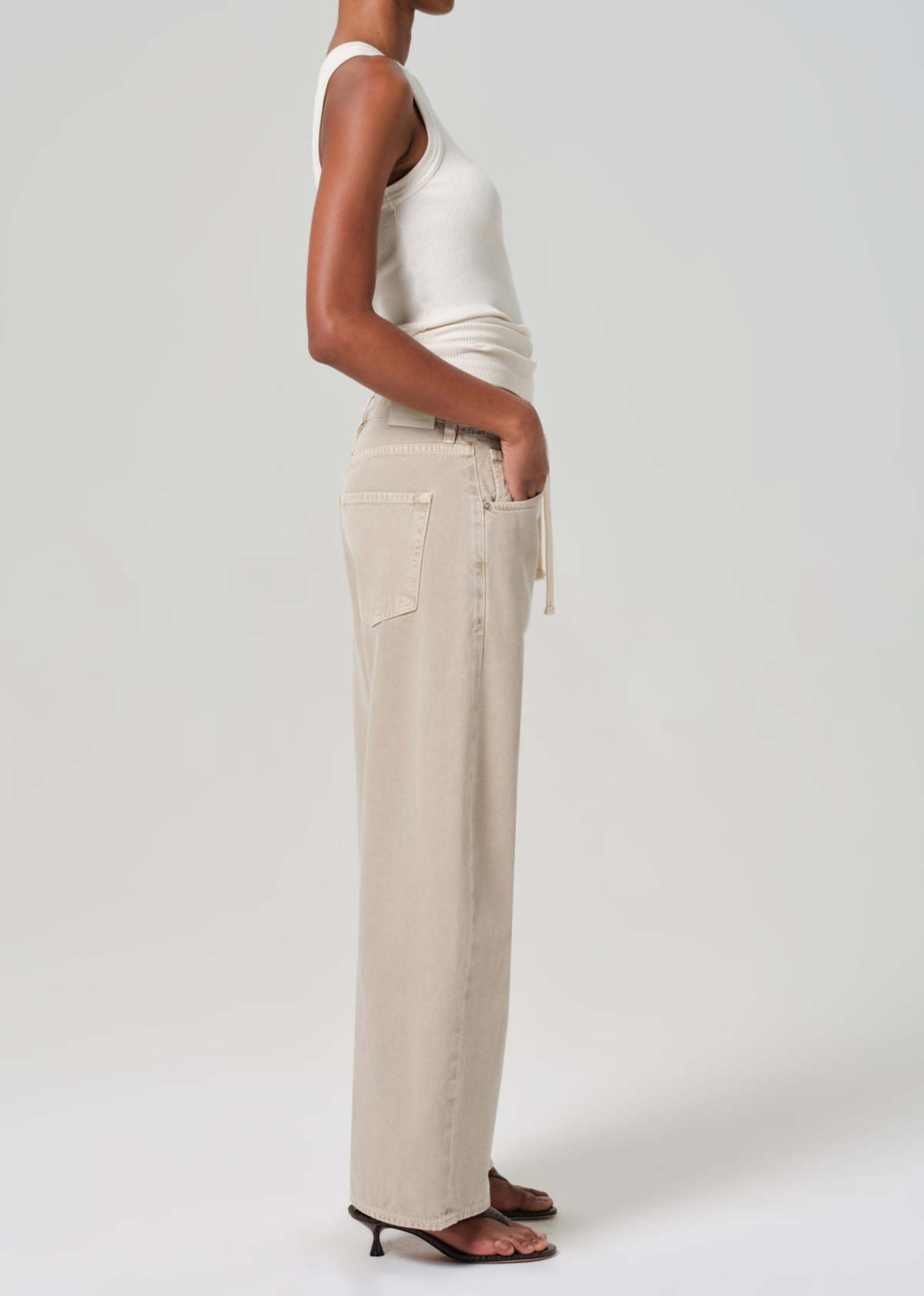 Citizens of Humanity Brynn Drawstring Trouser Pants - Image 3 of 6
