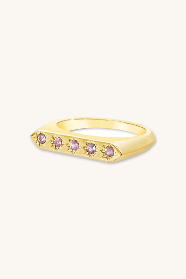 Sierra Winter Jewelry Constellation Ring - Pink Sapphire