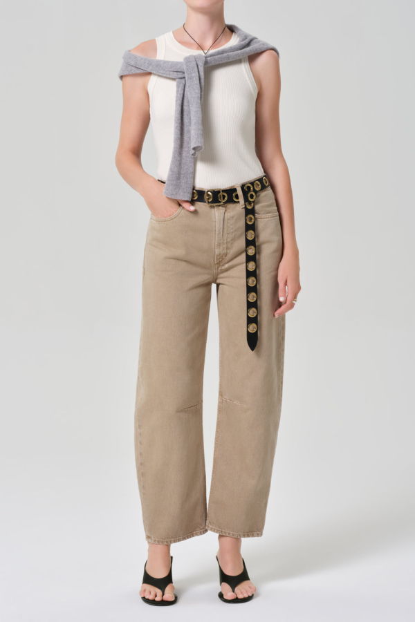 Citizens of Humanity Isabel Rib Tank Top - Light Beige