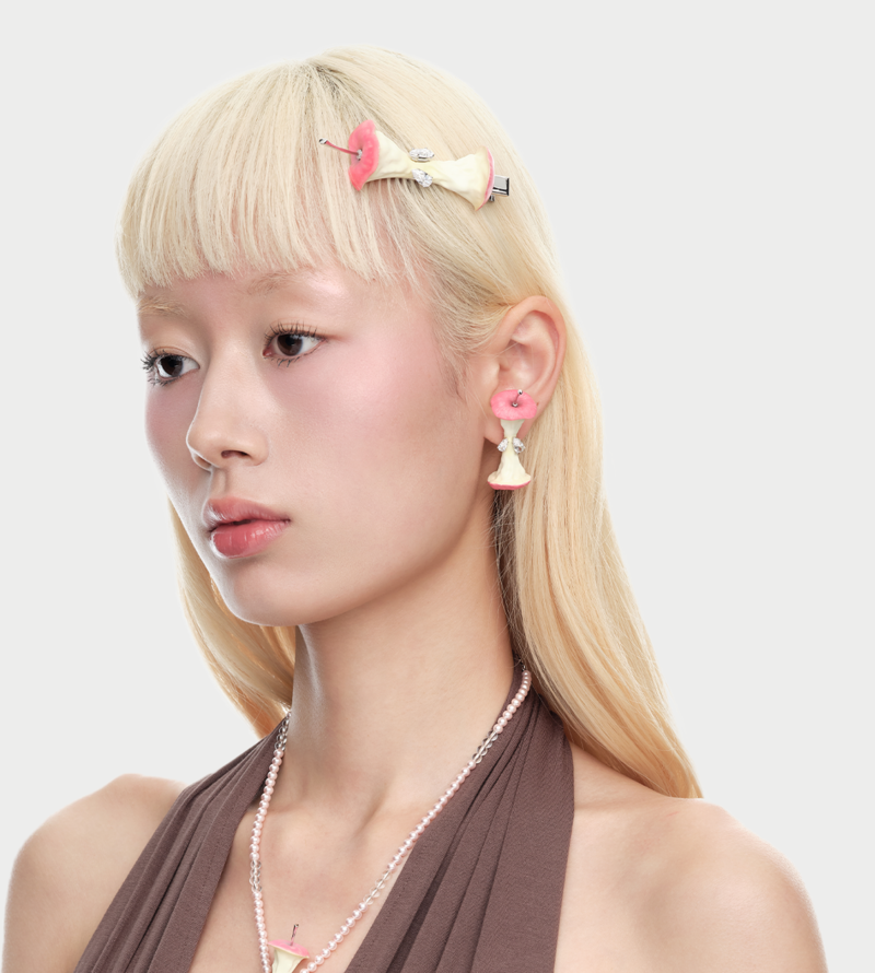 YVMIN Apple Core Earrings (Pair)
