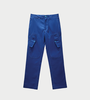 Sies Marjan Eshaan Cotton Canvas Cargo Pant - Lapis Blue - Thumbnail 1