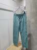 Sies Marjan Toby Pressed Corduroy Pant - Teal - Thumbnail 2