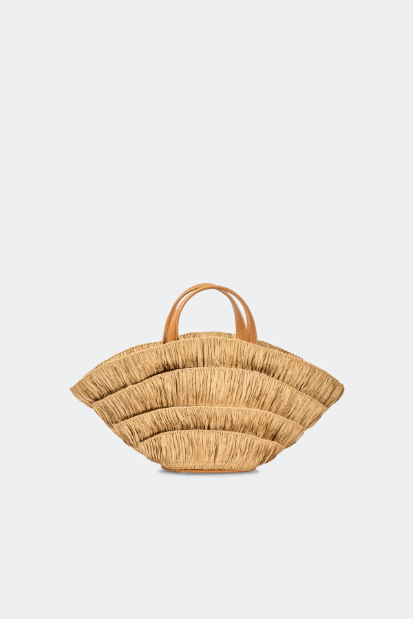 Simon Miller Fan Mini Mercado Tote Handbag - Natural