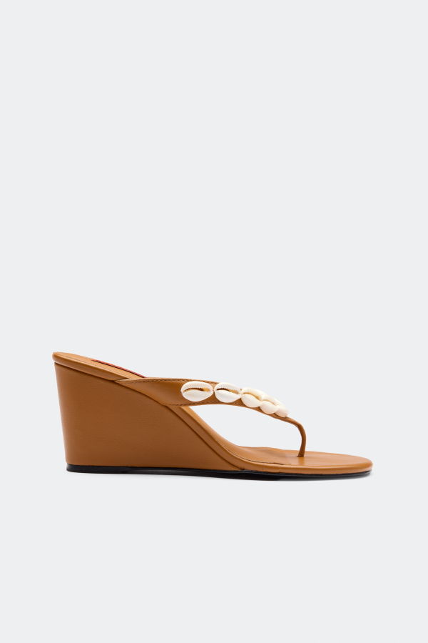 Simon Miller Soleil Wedge Sandals - Natural/Caramel
