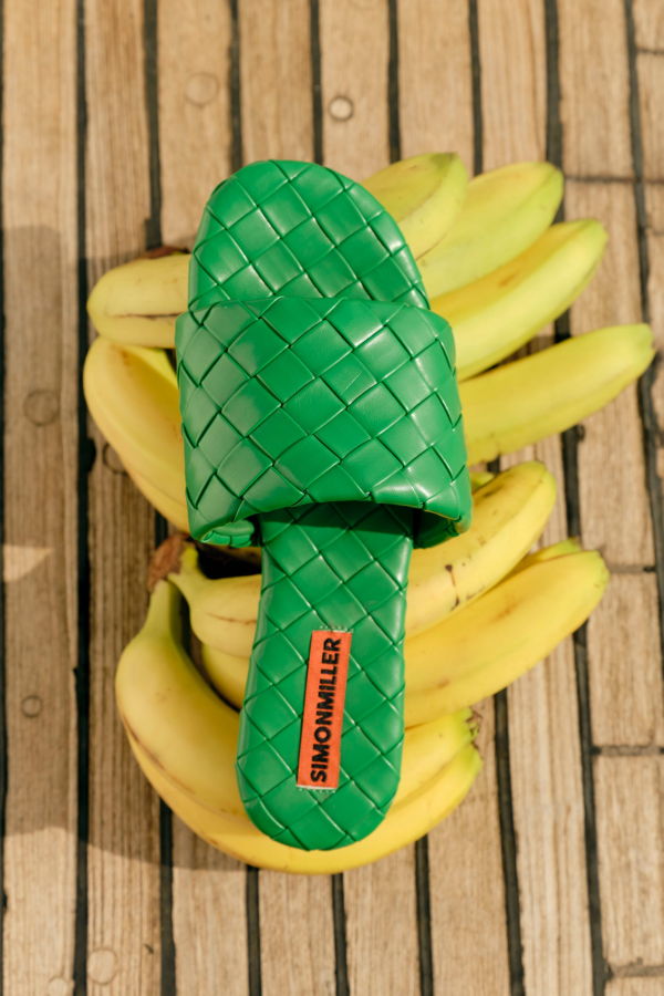 Simon Miller Woven Salerno Sandal - Gummy Green