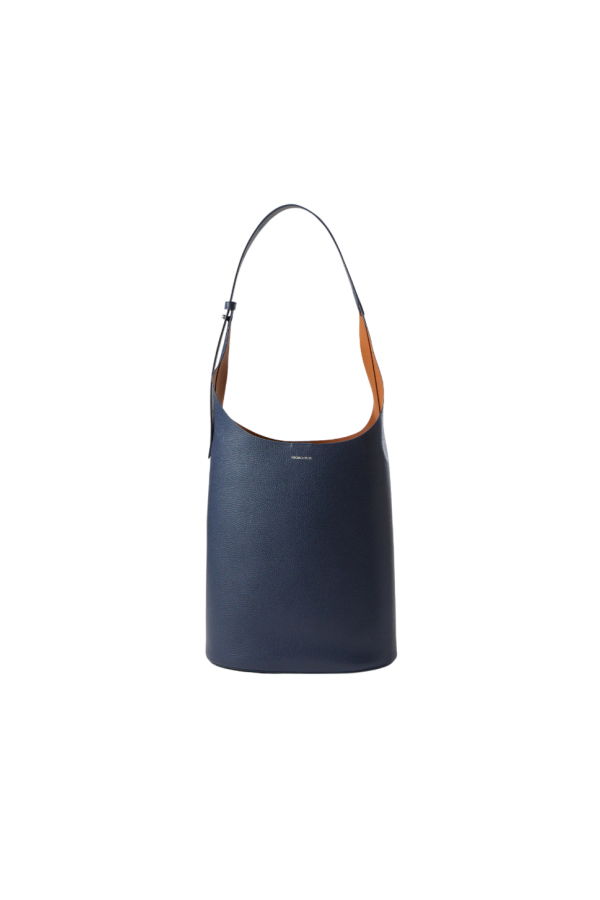 Veronica Beard Large Loop Tote - Navy/Hazelwood