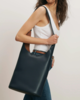 Veronica Beard Large Loop Tote - Navy/Hazelwood - Thumbnail 2