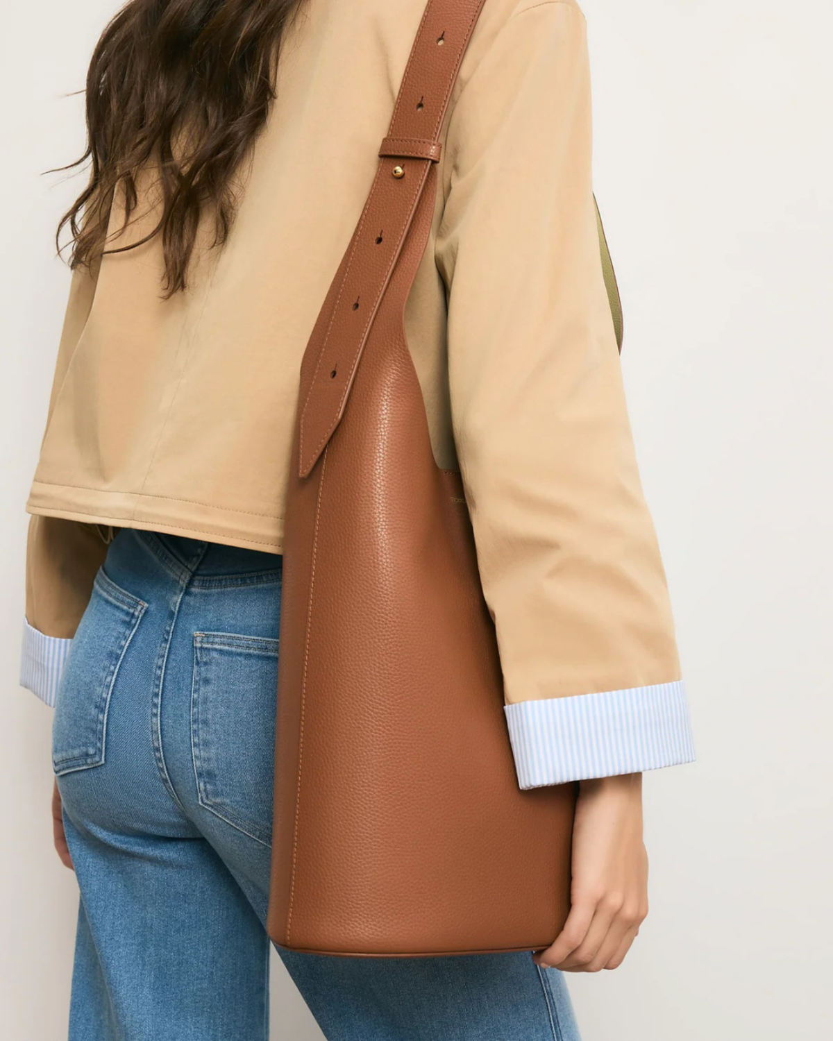 Veronica Beard Large Loop Bag - Hazelwood / Pistachio - Image 7 of 8