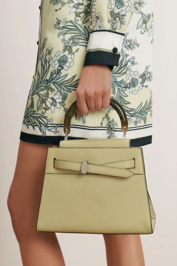 Veronica Beard Dash Top Handle Bag - Pistachio