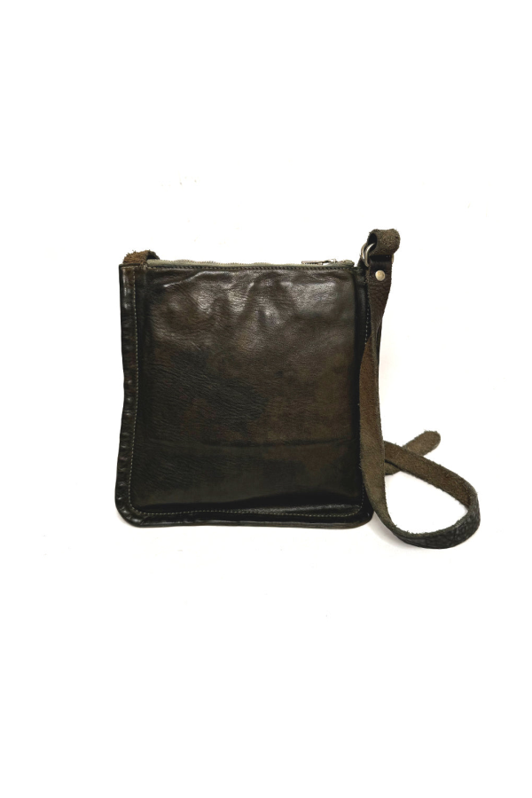 Guidi Horse Leather W4 Cross Body Bag - Military Green