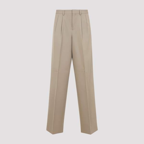 Celine Pleated Pants - Beige