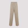 Celine Pleated Pants - Beige - Thumbnail 1
