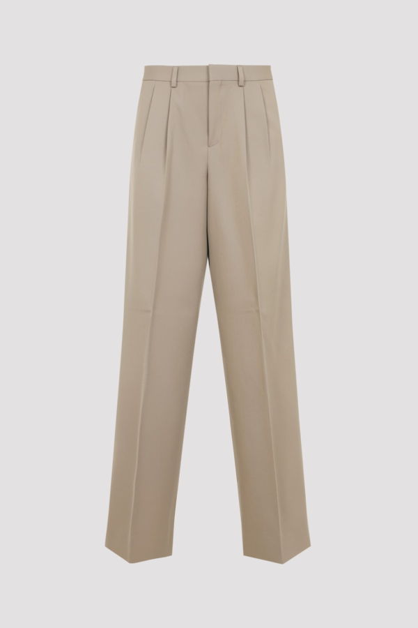 Celine Pleated Pants - Beige