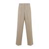Celine Pleated Pants - Beige - Thumbnail 2
