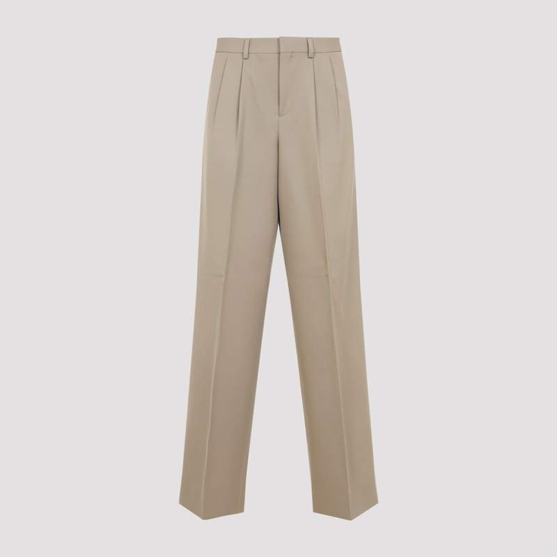 Celine Pleated Pants - Beige