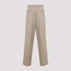 Celine Pleated Pants - Beige - Thumbnail 4