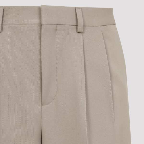 Celine Pleated Pants - Beige