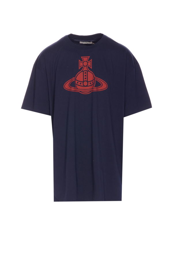 Vivienne Westwood Paris Orb Oversized T-Shirt - Blue