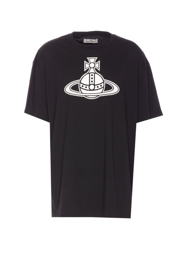 Vivienne Westwood Paris Orb Oversize Tee - Black