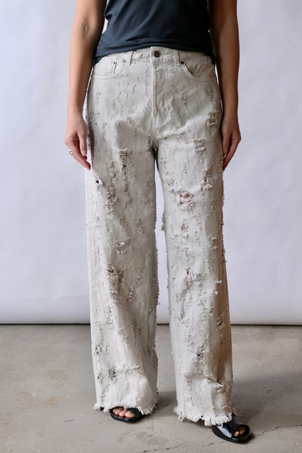 Haikure Bethany Bull Destroy (Short Length) Jeans - Bull Destroy