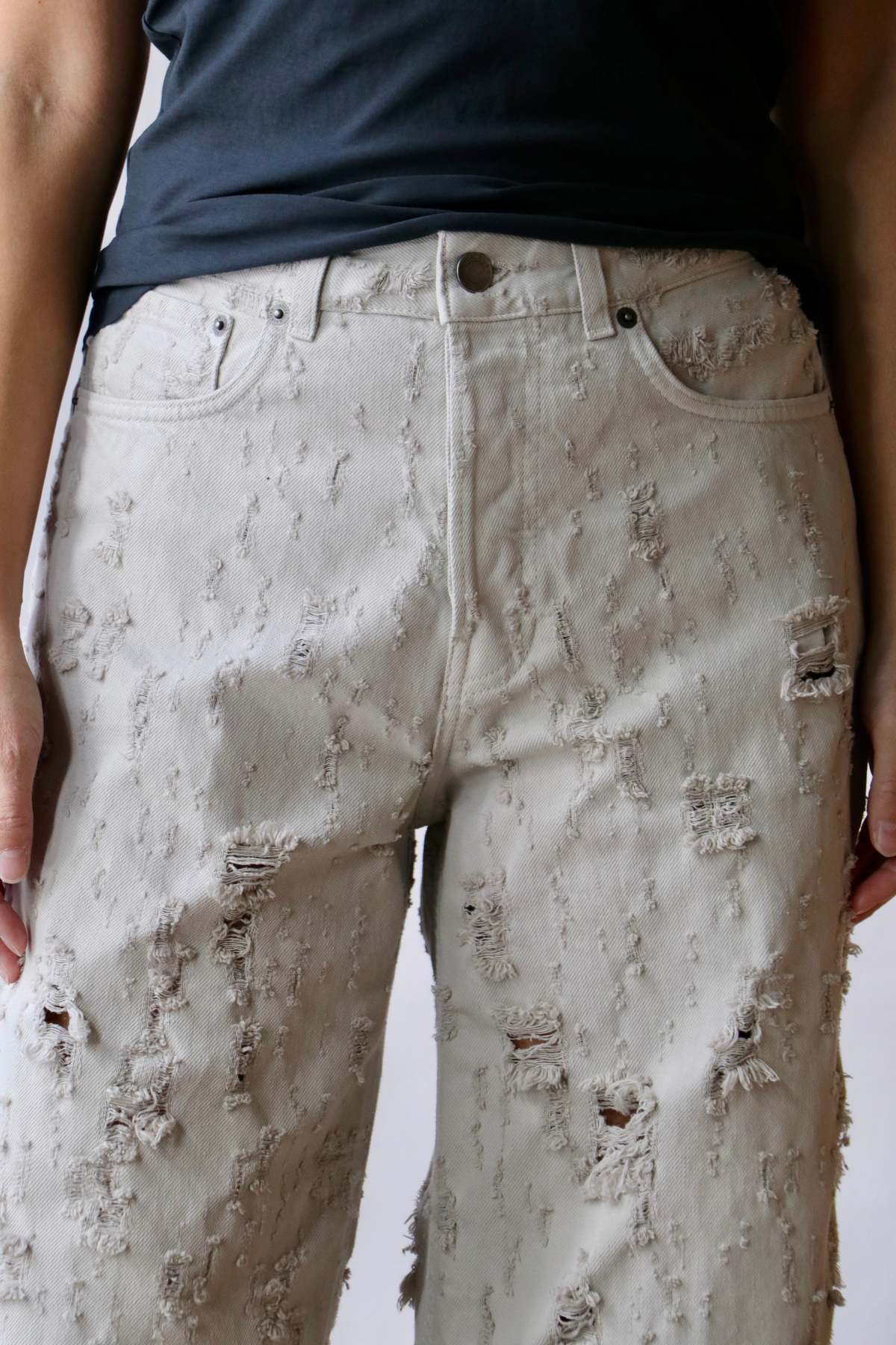 Haikure Bethany Bull Destroy (Short Length) Jeans - Bull Destroy - Image 2 of 6