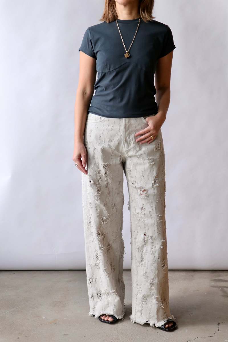 Haikure Bethany Bull Destroy (Short Length) Jeans - Bull Destroy