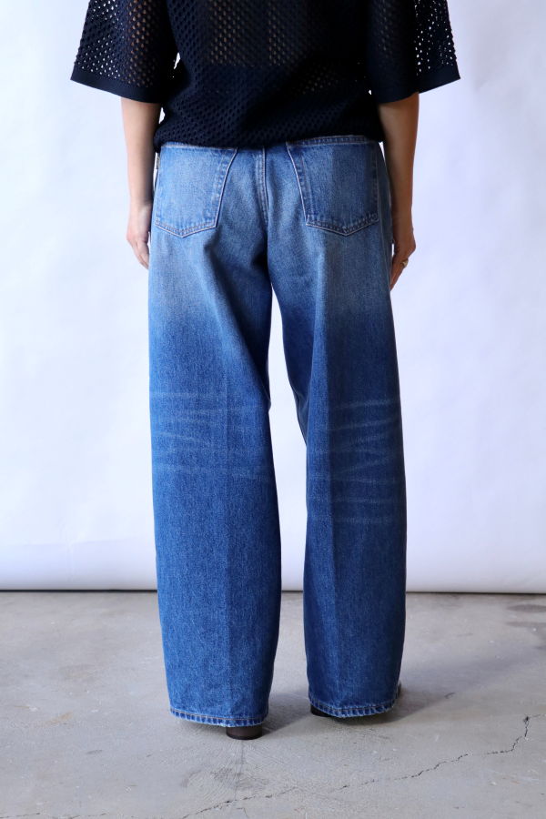 Haikure Bethany Denim Trousers (Short Length) - Real Blue