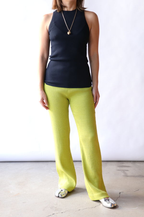 Tibi Viscose Plisse Corbit Pant - Peapod