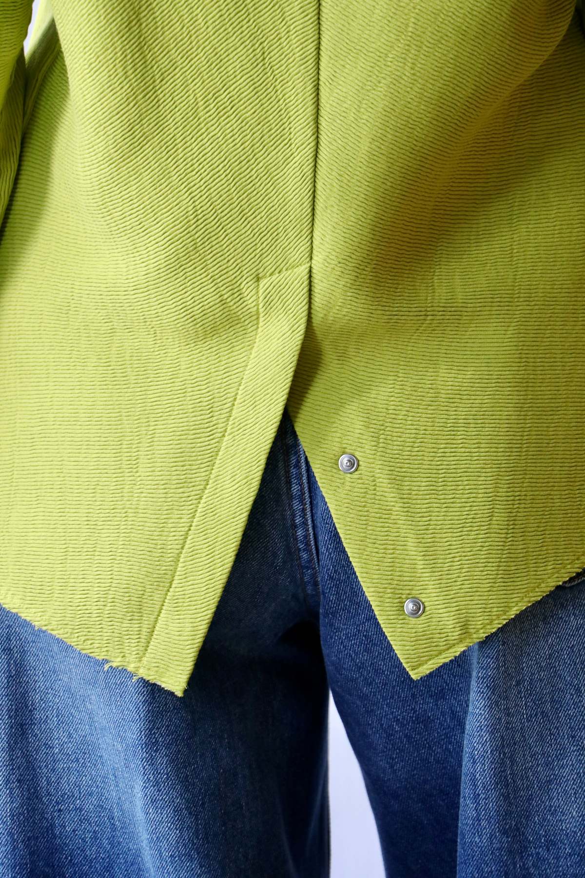 Tibi Viscose Plissé Hinged Short Sleeve Top - Peapod - Image 4 of 4