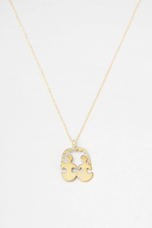 Ombre Claire Ibeyi Necklace - Bronze